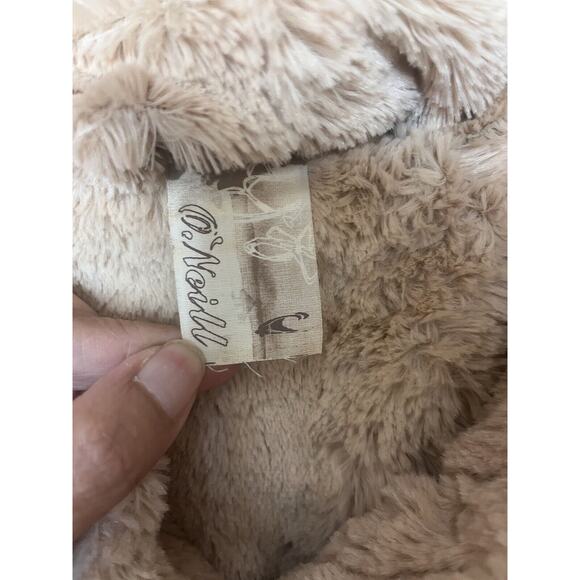 O'Neill Plaid Convertible Jacket Vest Faux Fur Lined Jacket Women’s Juniors Med - Picture 8 of 9